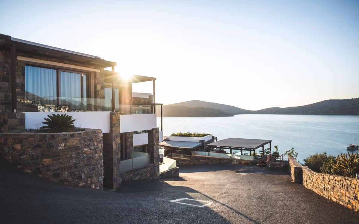Cape Shore Resort - waterfront terrace at dusk (placeholder photo)