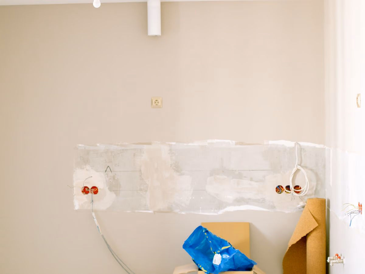 Room mid-renovation